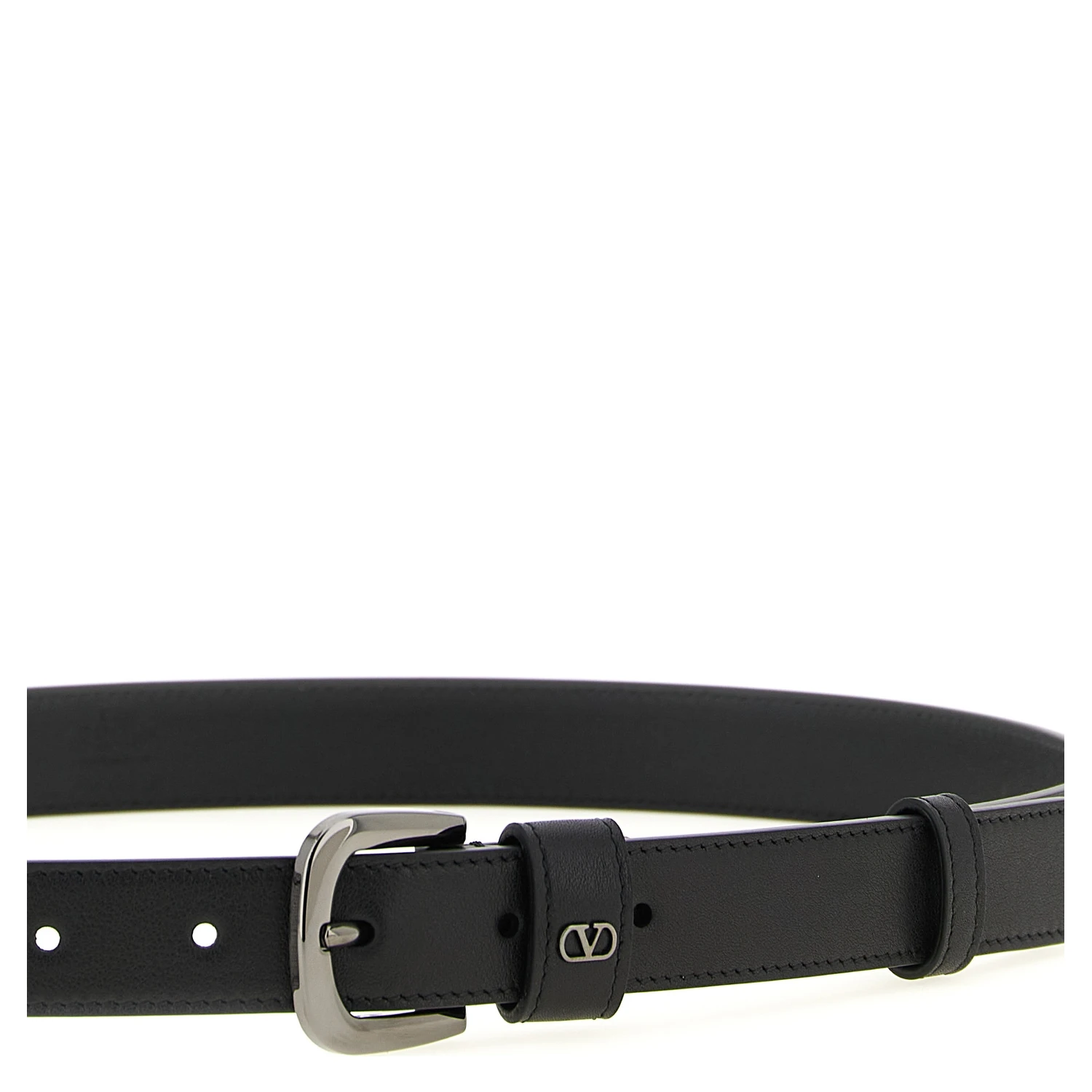 Black Calfskin Regular Belt