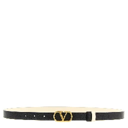Bicolor Calfskin Regular Belt