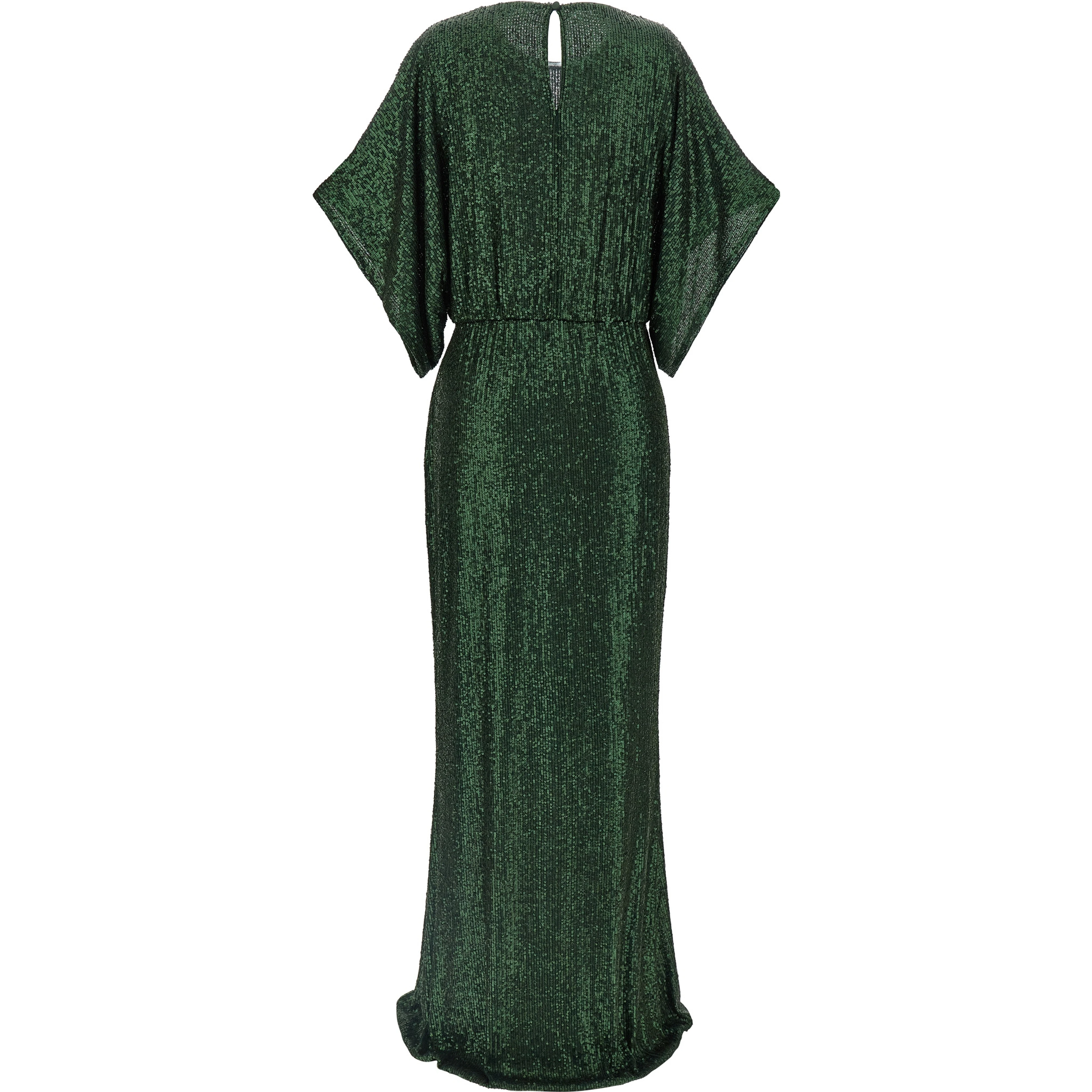Bicolor Polyester Long Dress