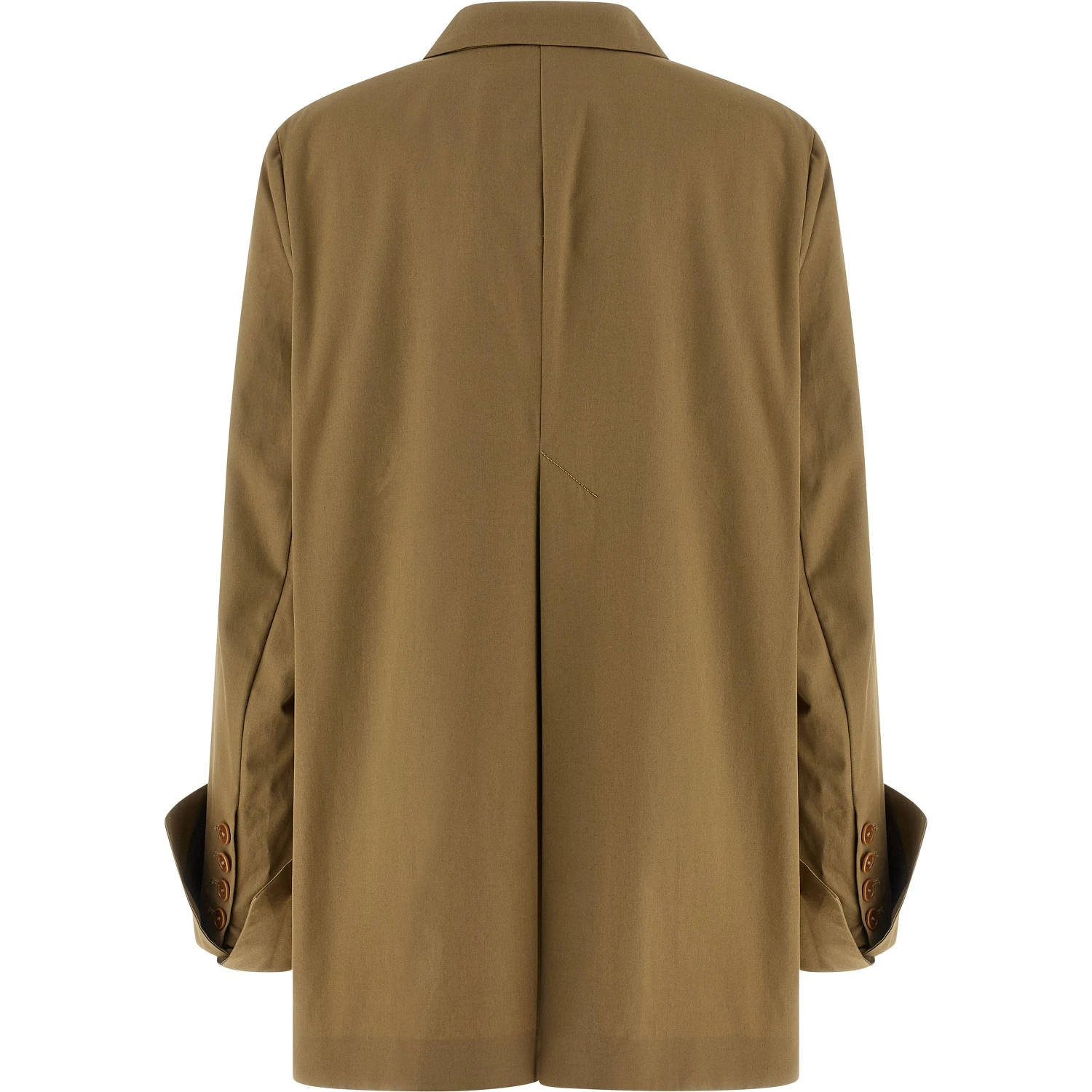 Beige Cotton Blazer