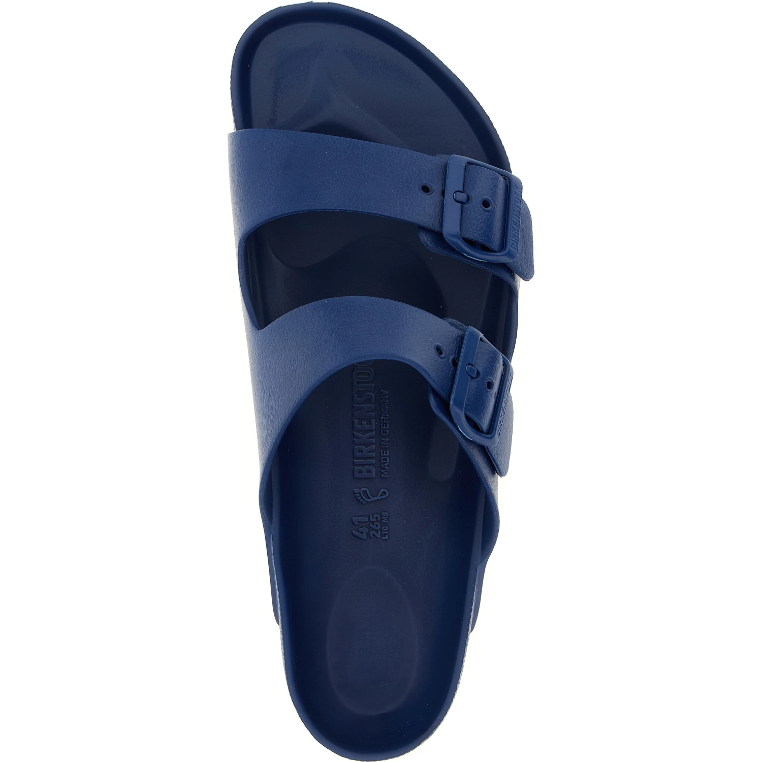 Blue Polyethylene Flat Sandals