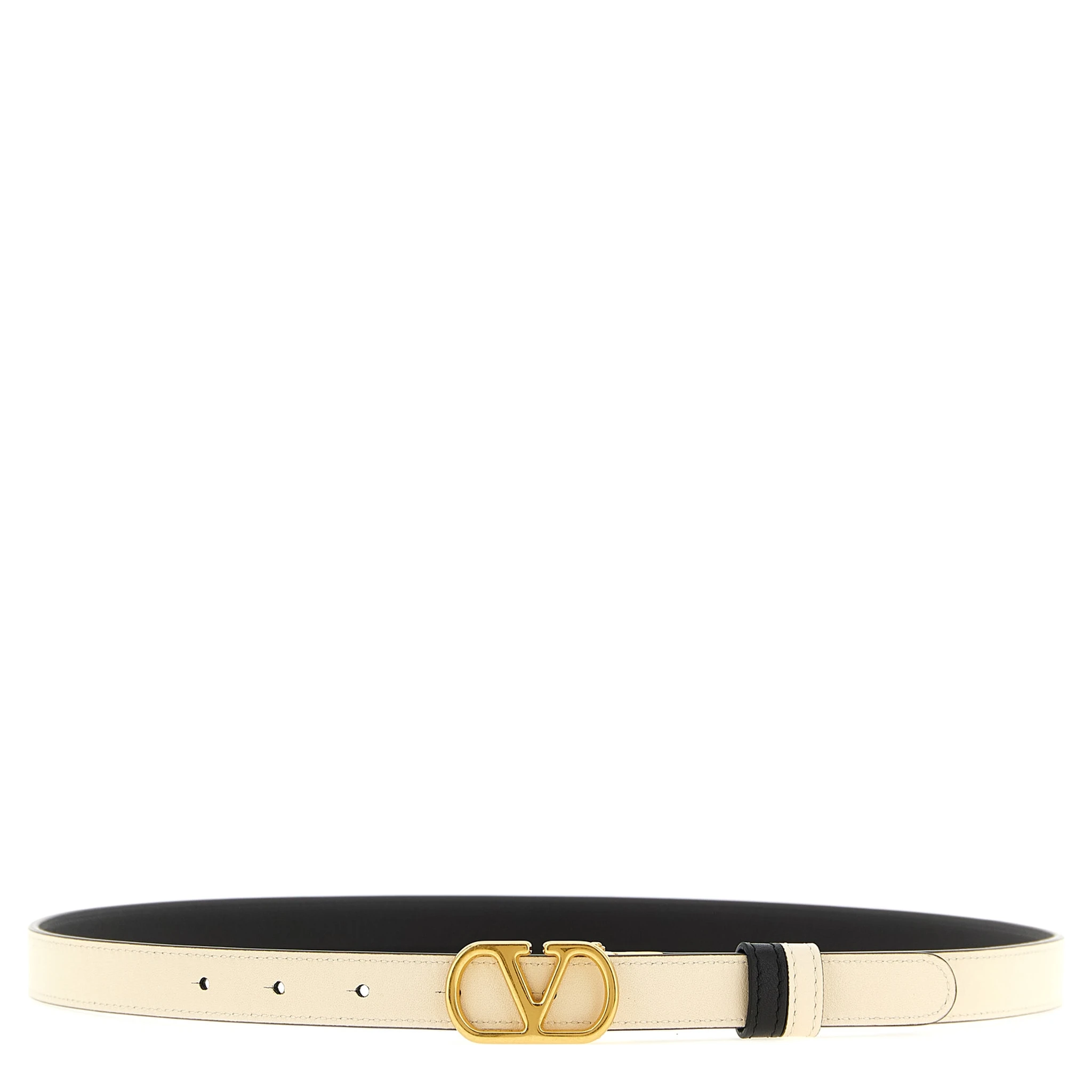 Bicolor Calfskin Regular Belt