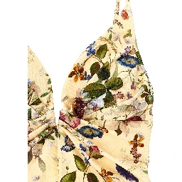 Multicolor Polyamide One-Piece Swimsuit