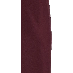 Bordeaux Polyester Midi Dress