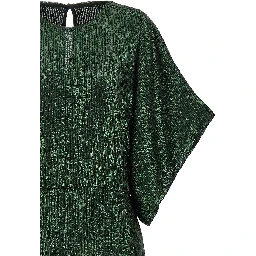 Bicolor Polyester Long Dress