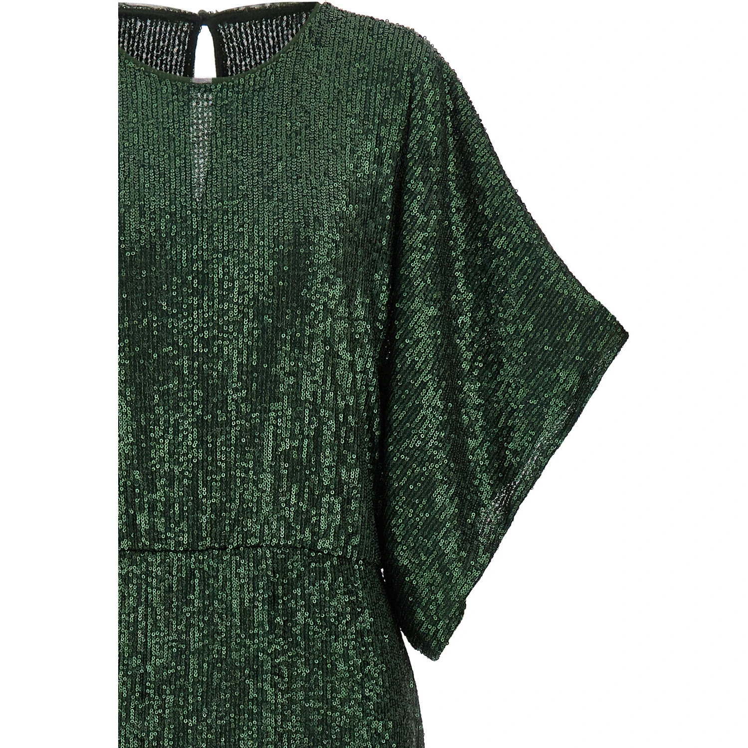 Bicolor Polyester Long Dress