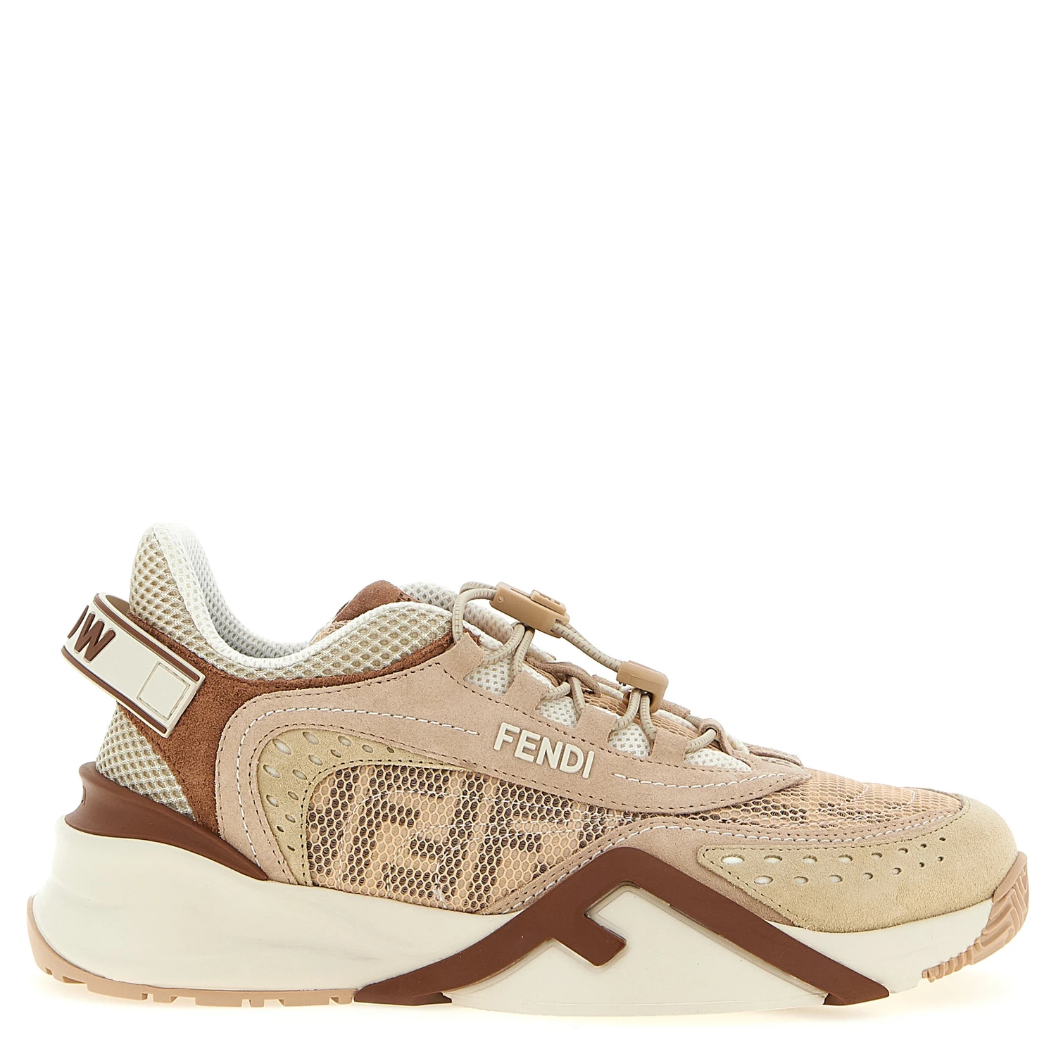 Multicolor Polyamide Athletic Sneakers