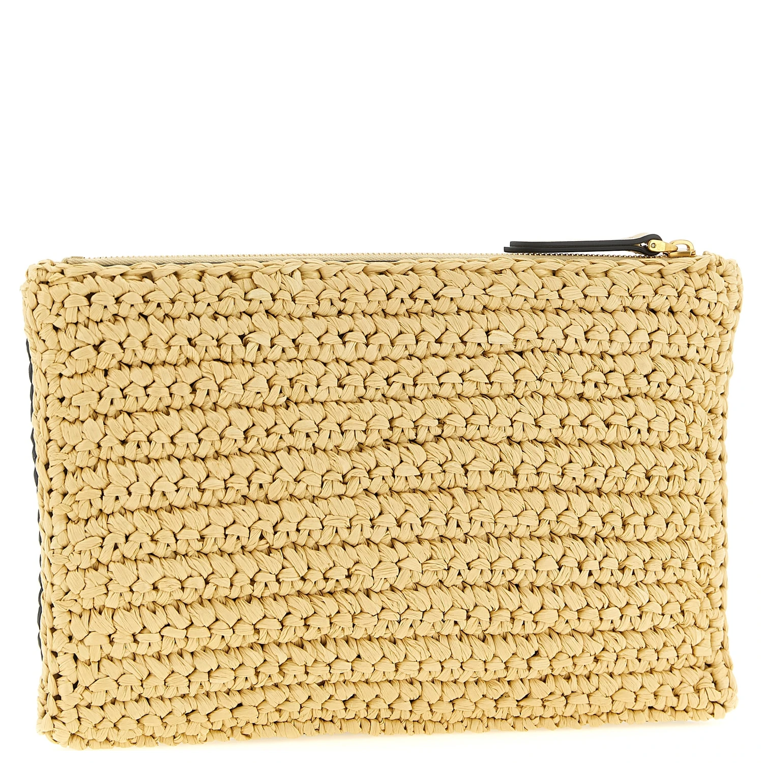 Black Viscose Clutch Bag