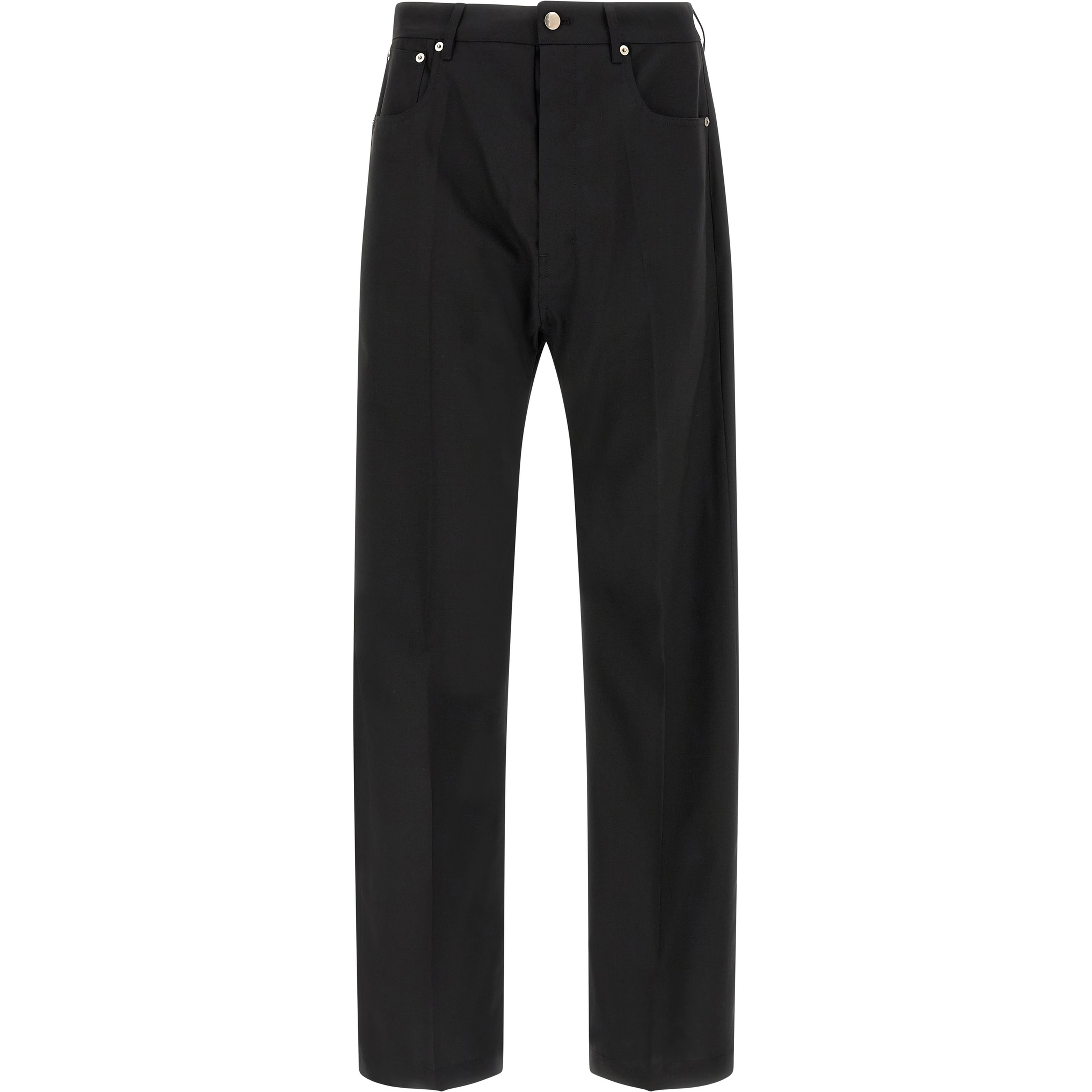 Black Wool Jeans Denim