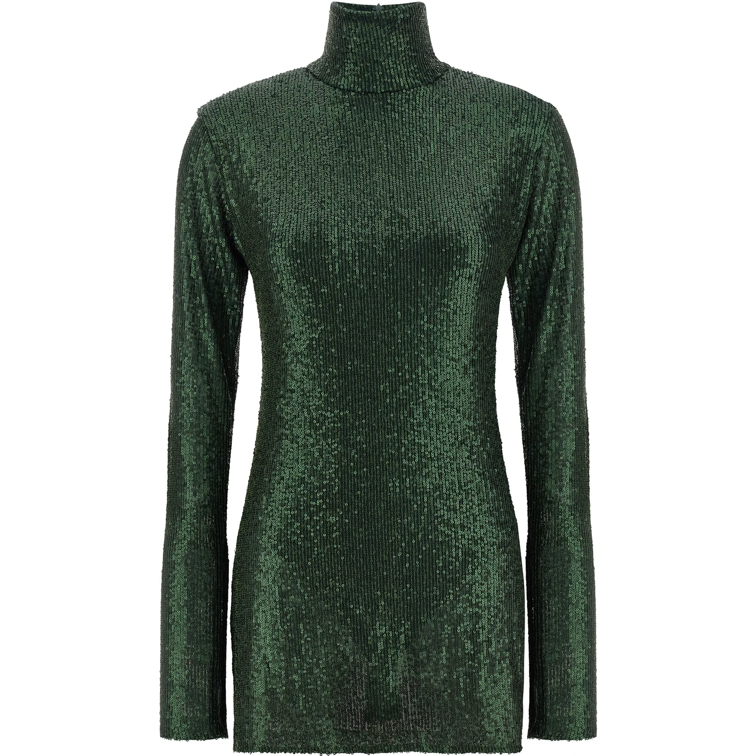 Bicolor Polyester Short Dress