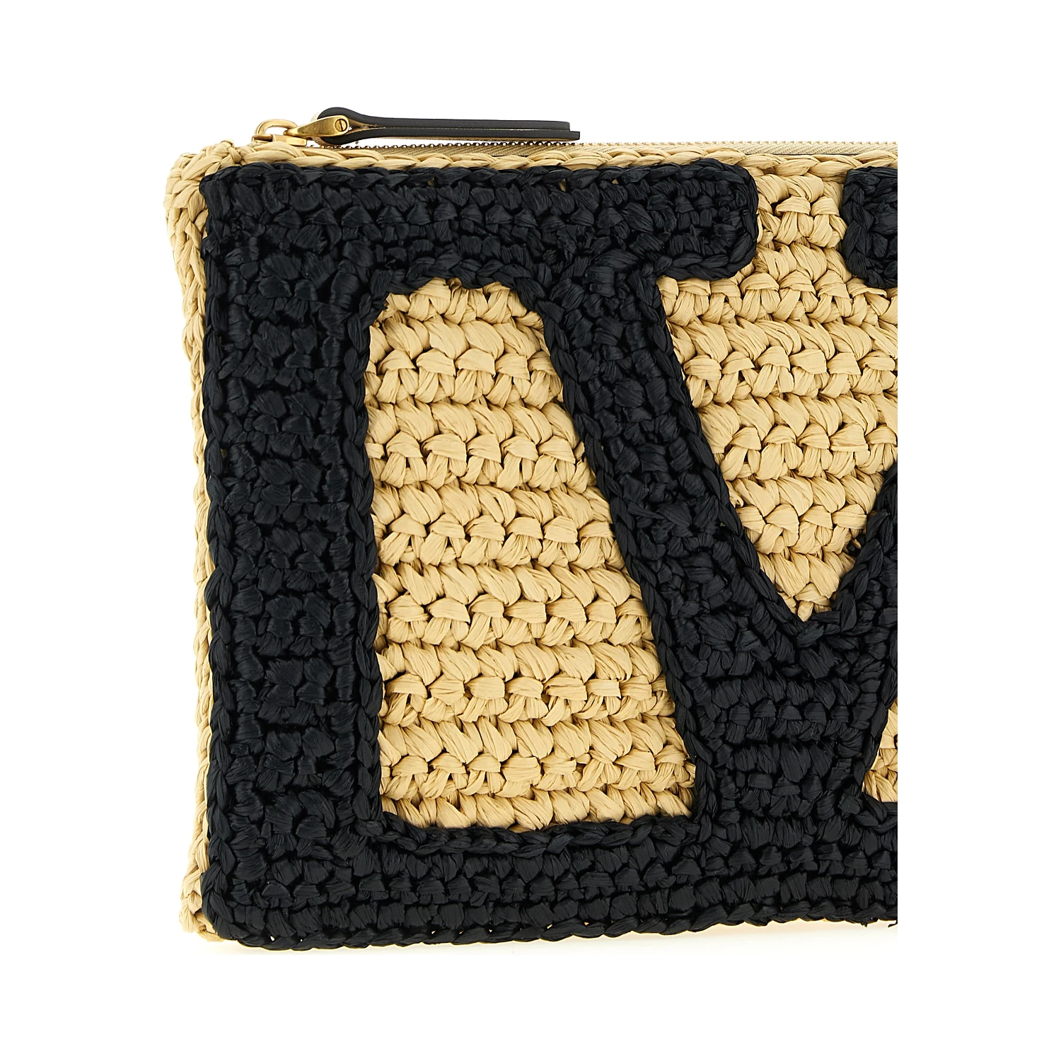 Black Viscose Clutch Bag