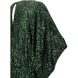 Bicolor Polyester Long Dress