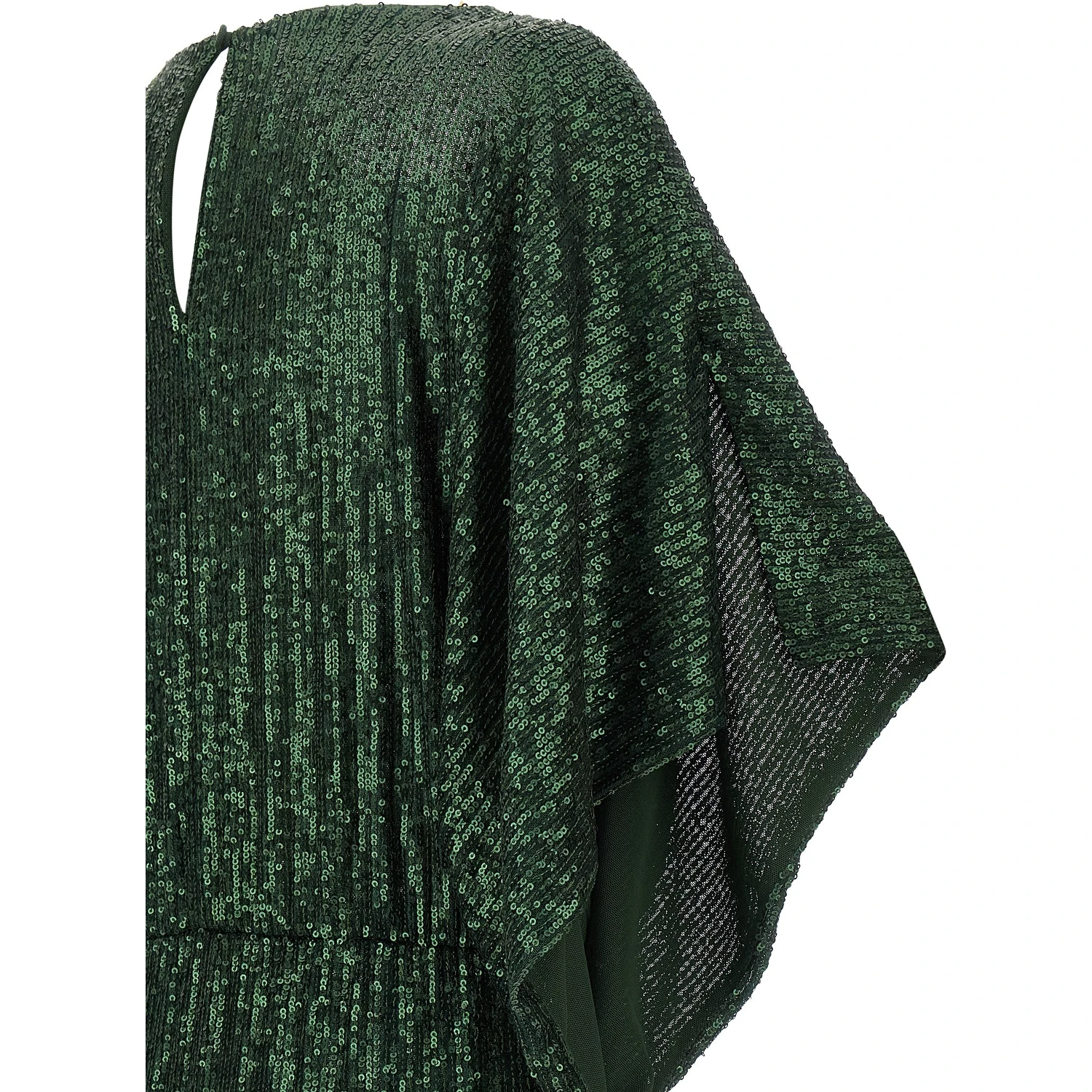 Bicolor Polyester Long Dress