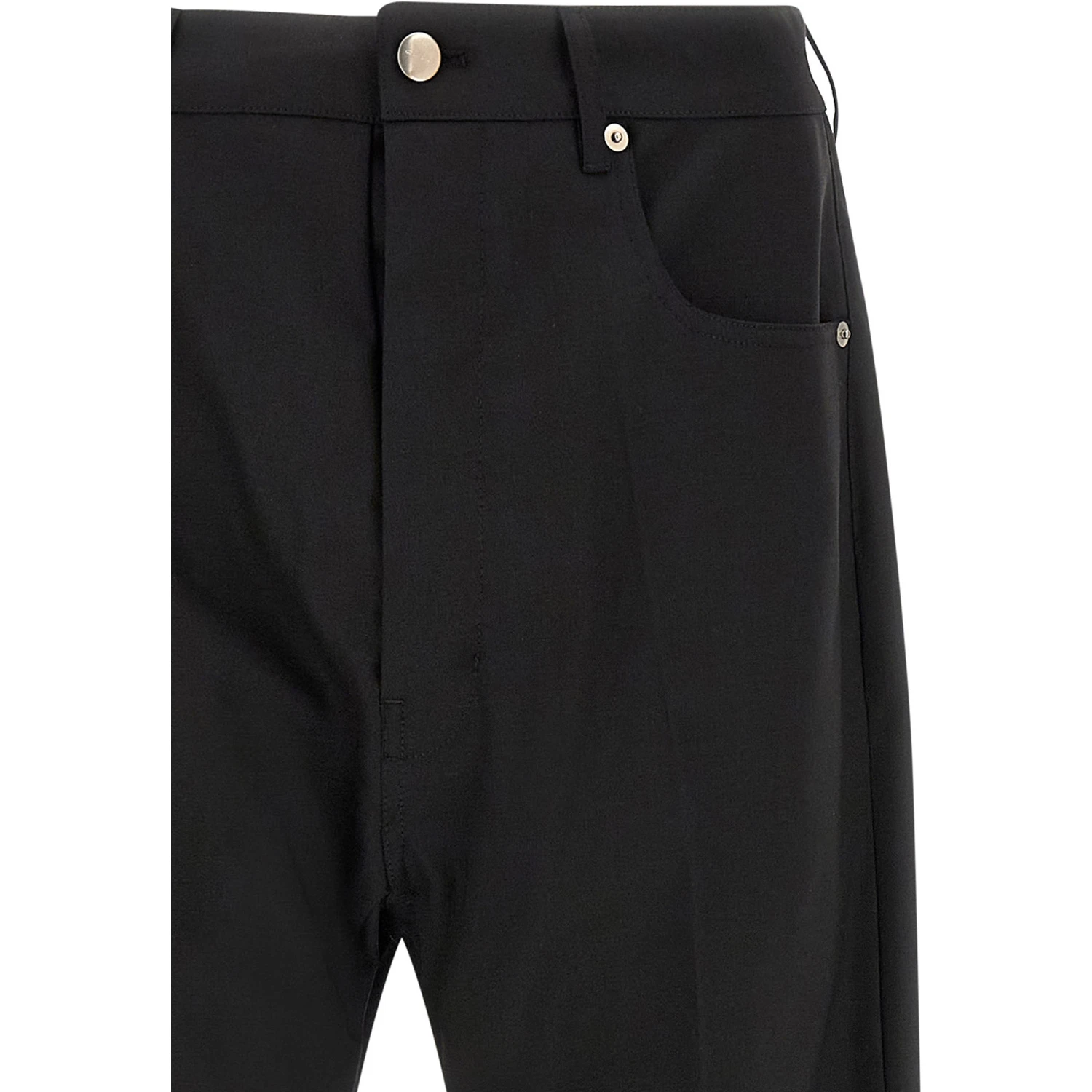 Black Wool Jeans Denim
