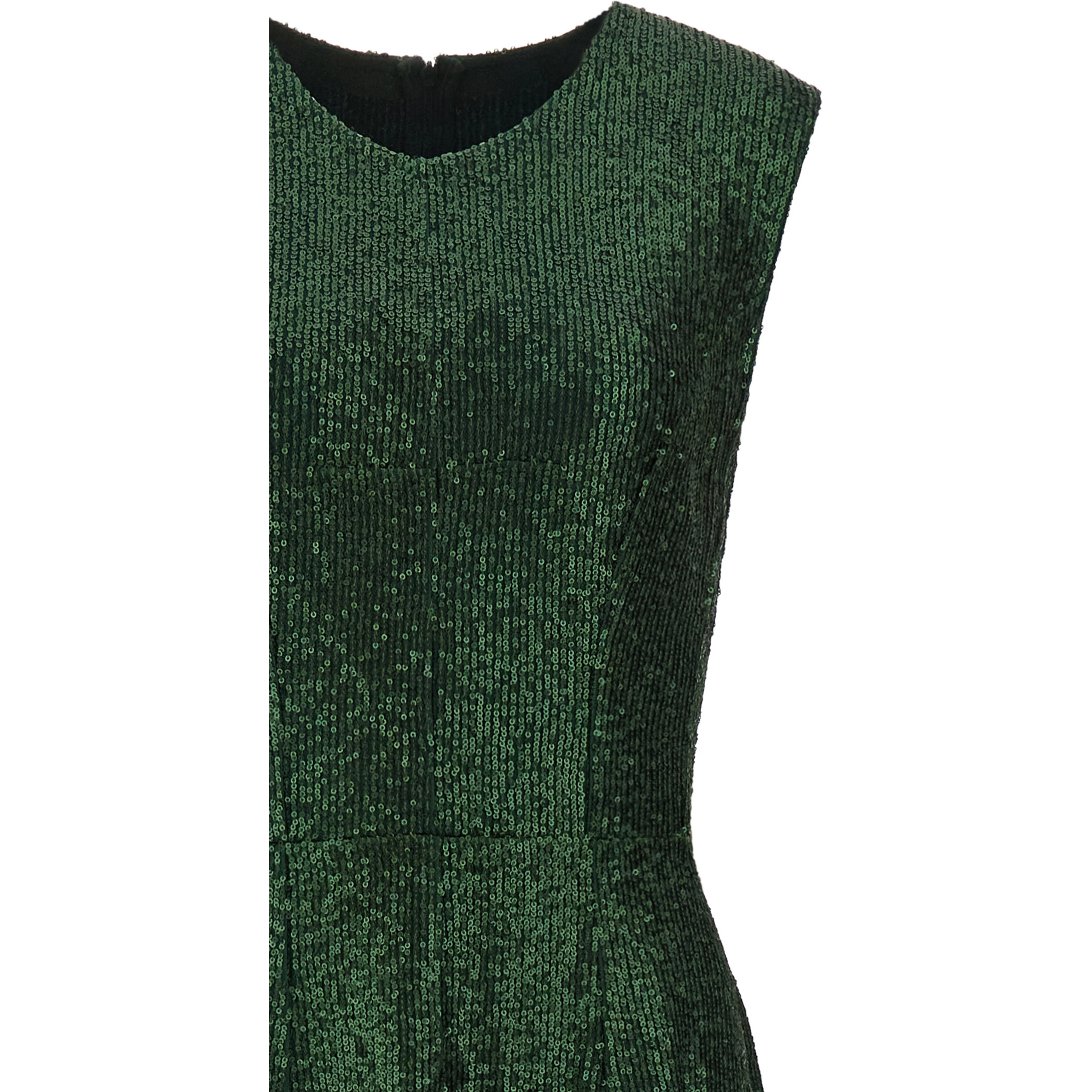 Bicolor Polyester Long Dress
