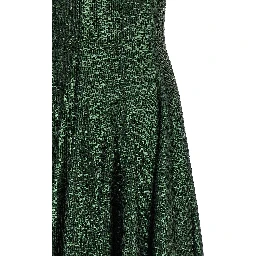 Bicolor Polyester Long Dress