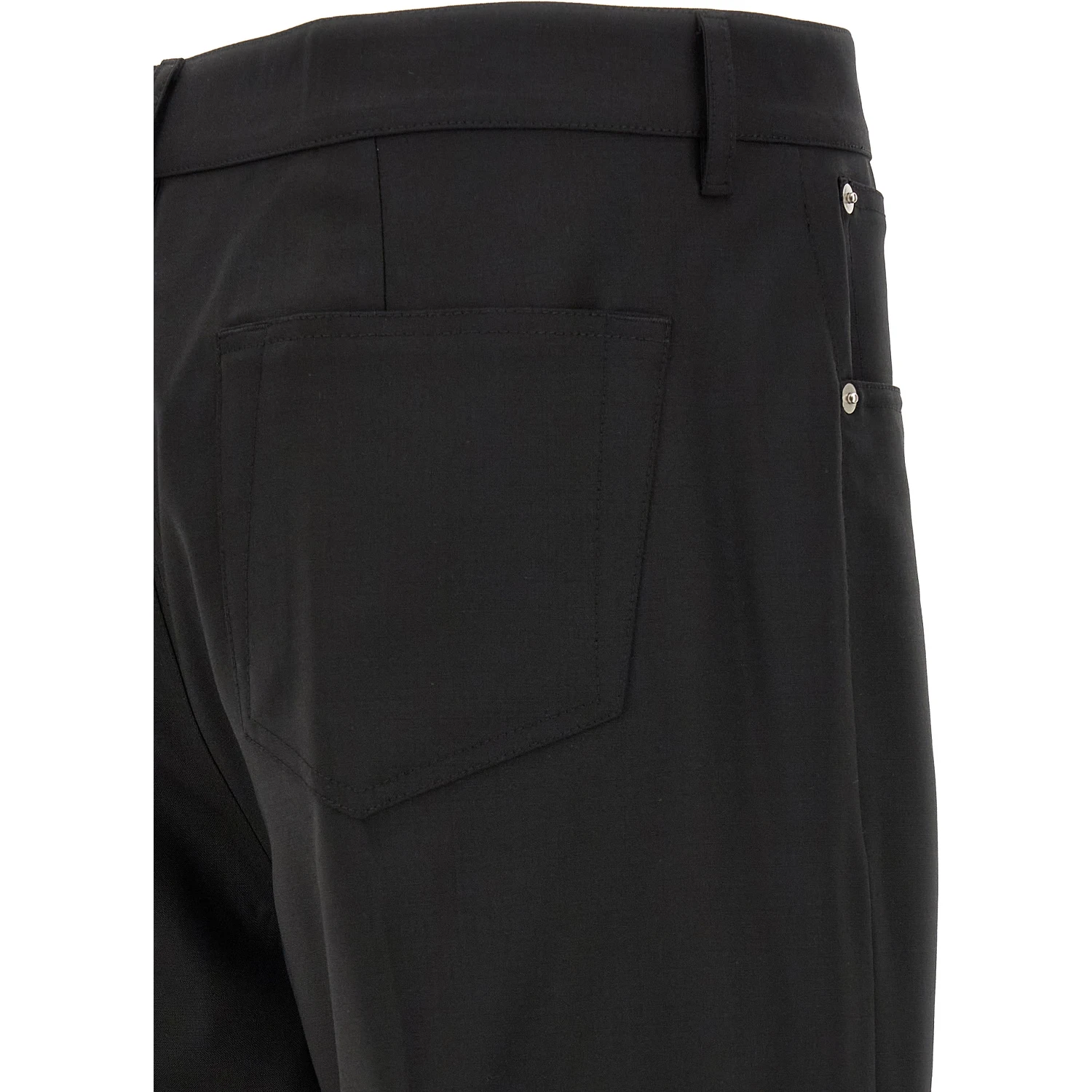 Black Wool Jeans Denim