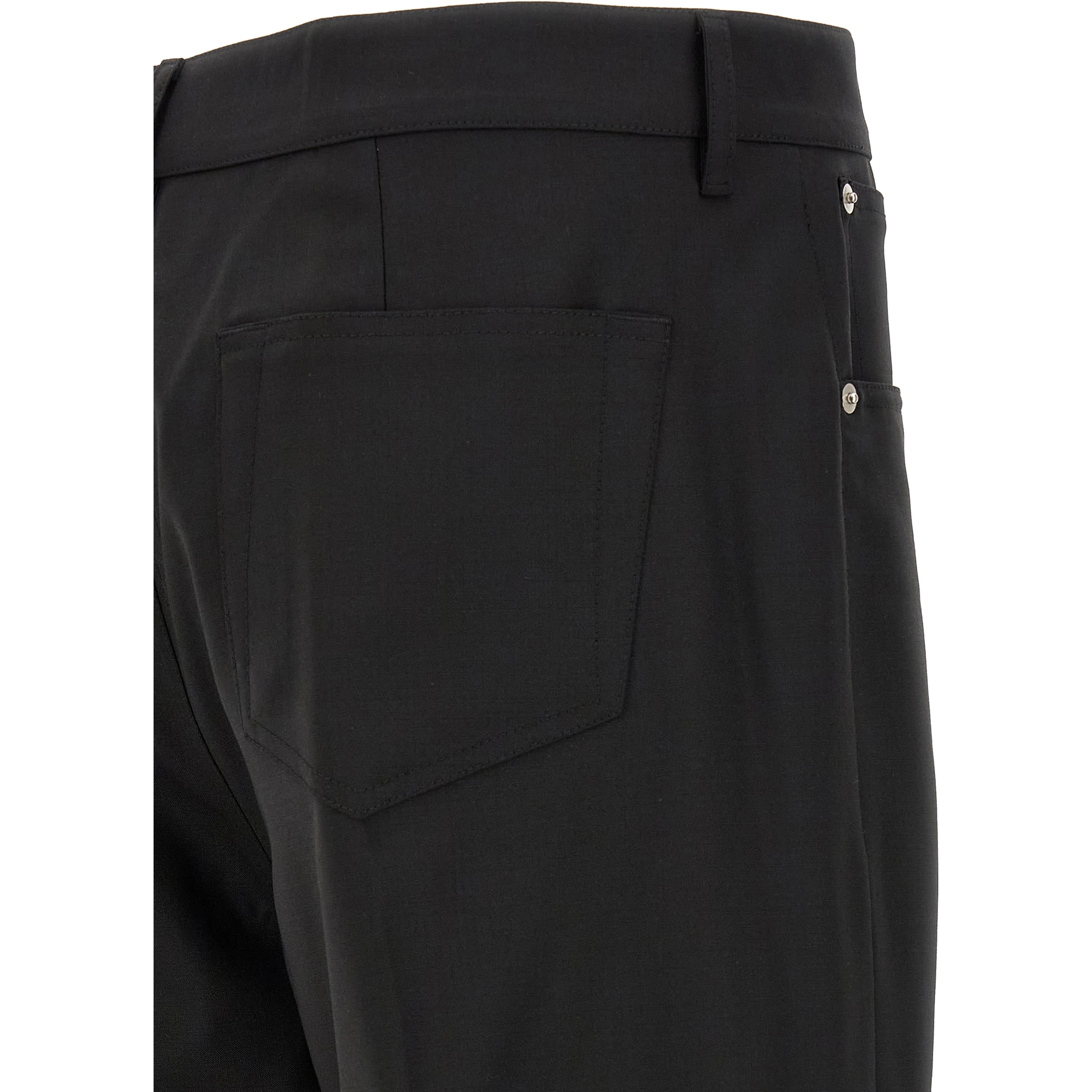 Black Wool Jeans Denim