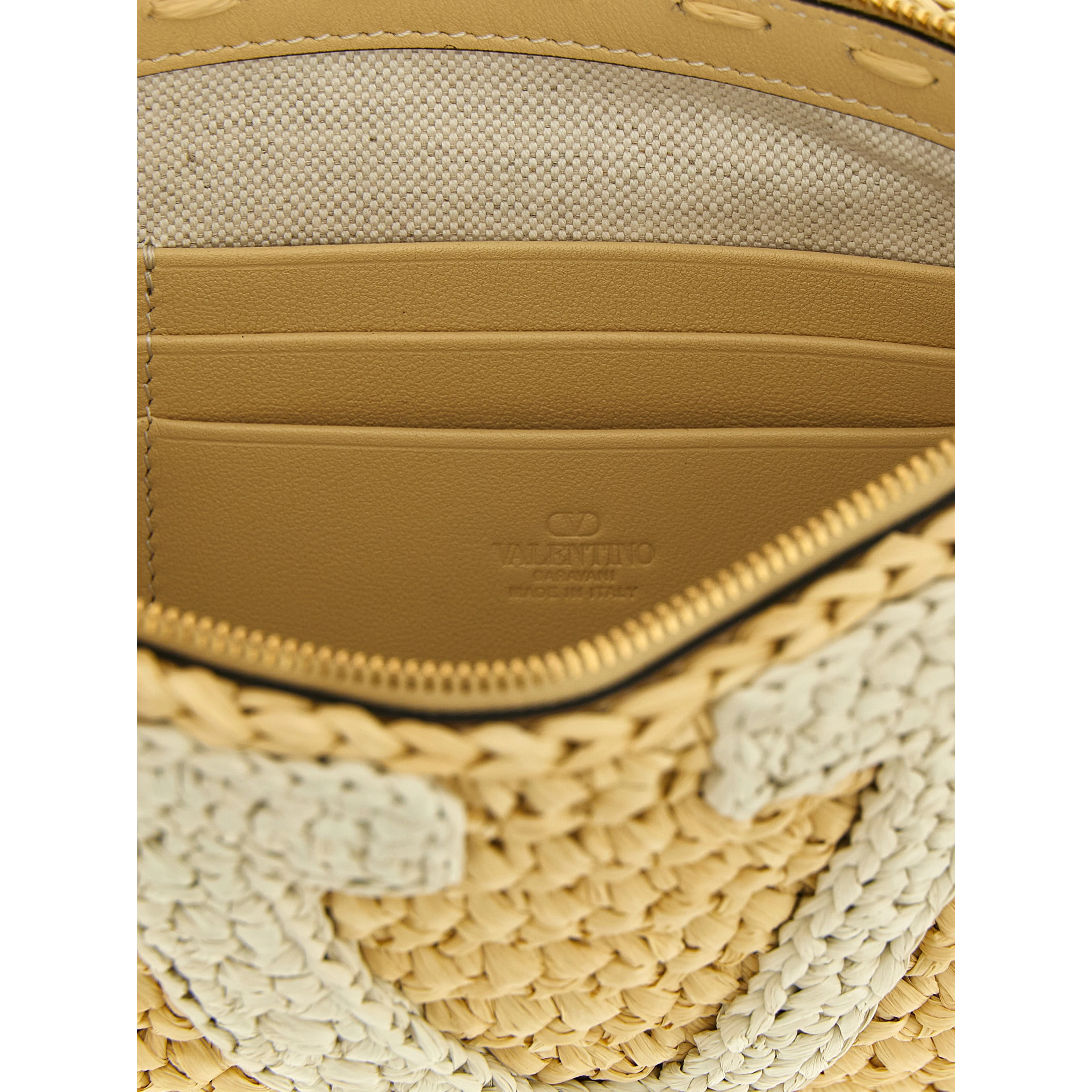 White Viscose Clutch Bag
