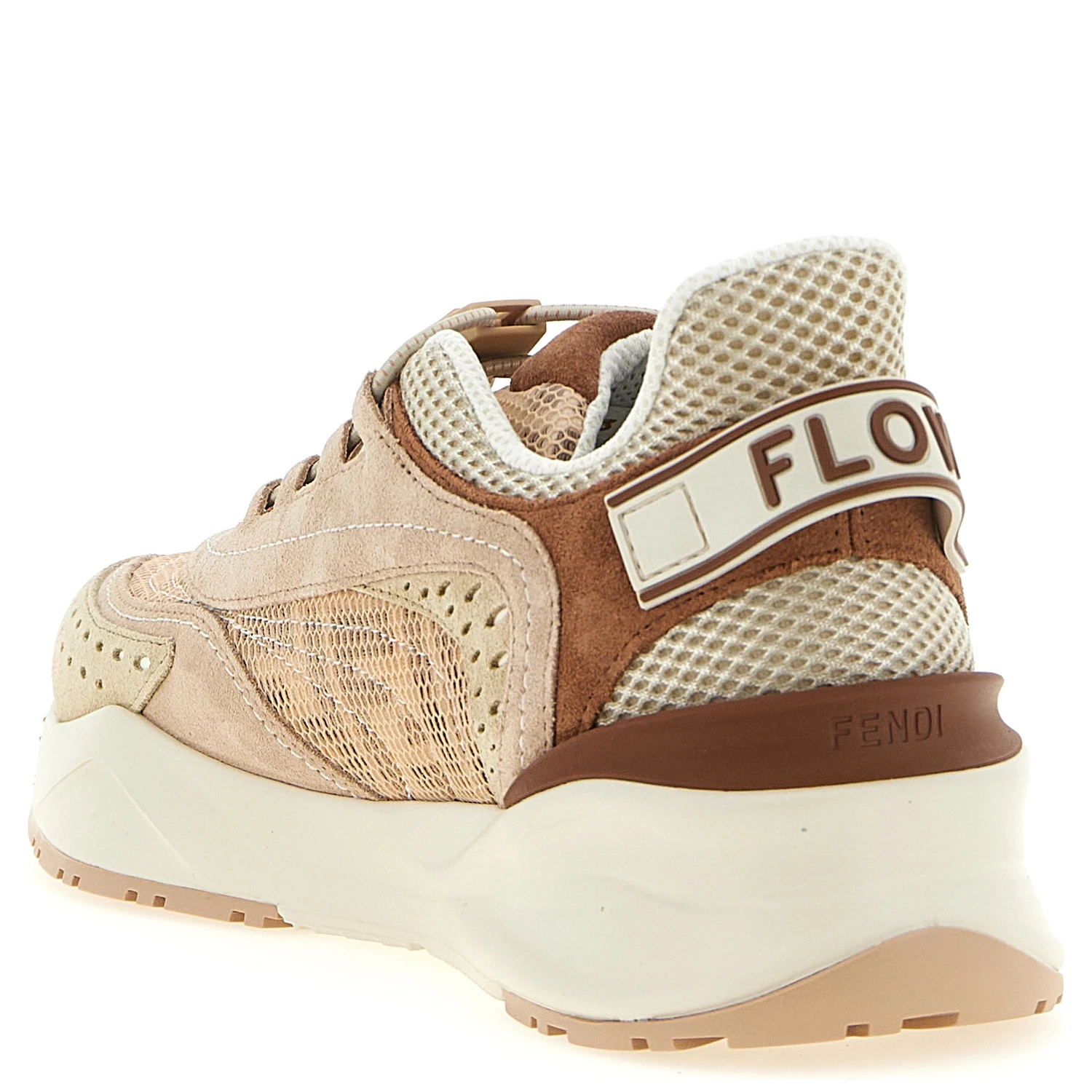 Multicolor Polyamide Athletic Sneakers