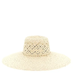 Beige Fabric Sunhat