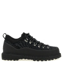 Black Polyamide Ankle Boots