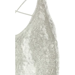White Polyamide Long Dress