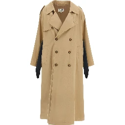 Beige Cotton Coat