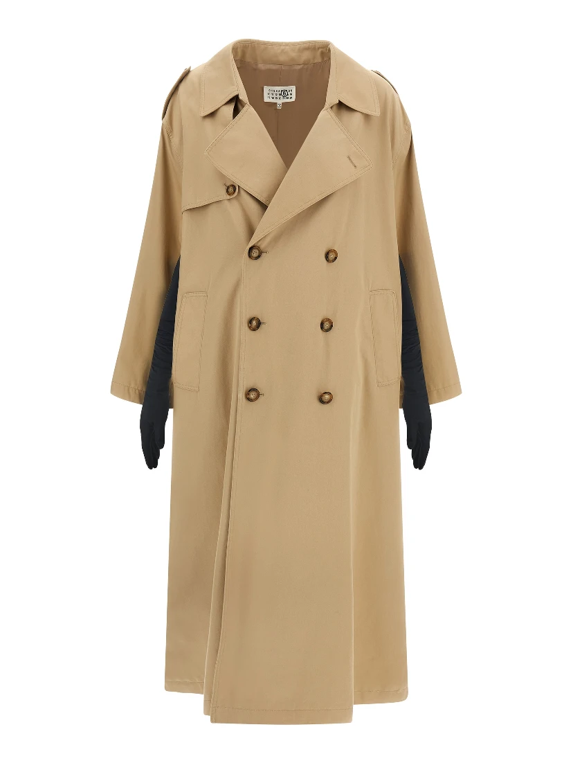 Beige Cotton Coat