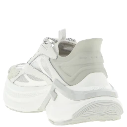 Gray Calfskin Athletic Sneakers