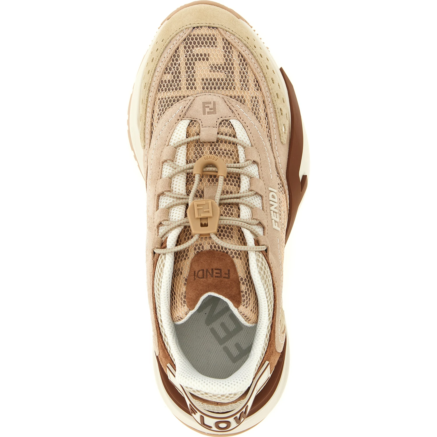 Multicolor Polyamide Athletic Sneakers