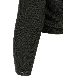 Black Marabou Cardigan