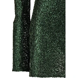 Bicolor Polyester Short Dress