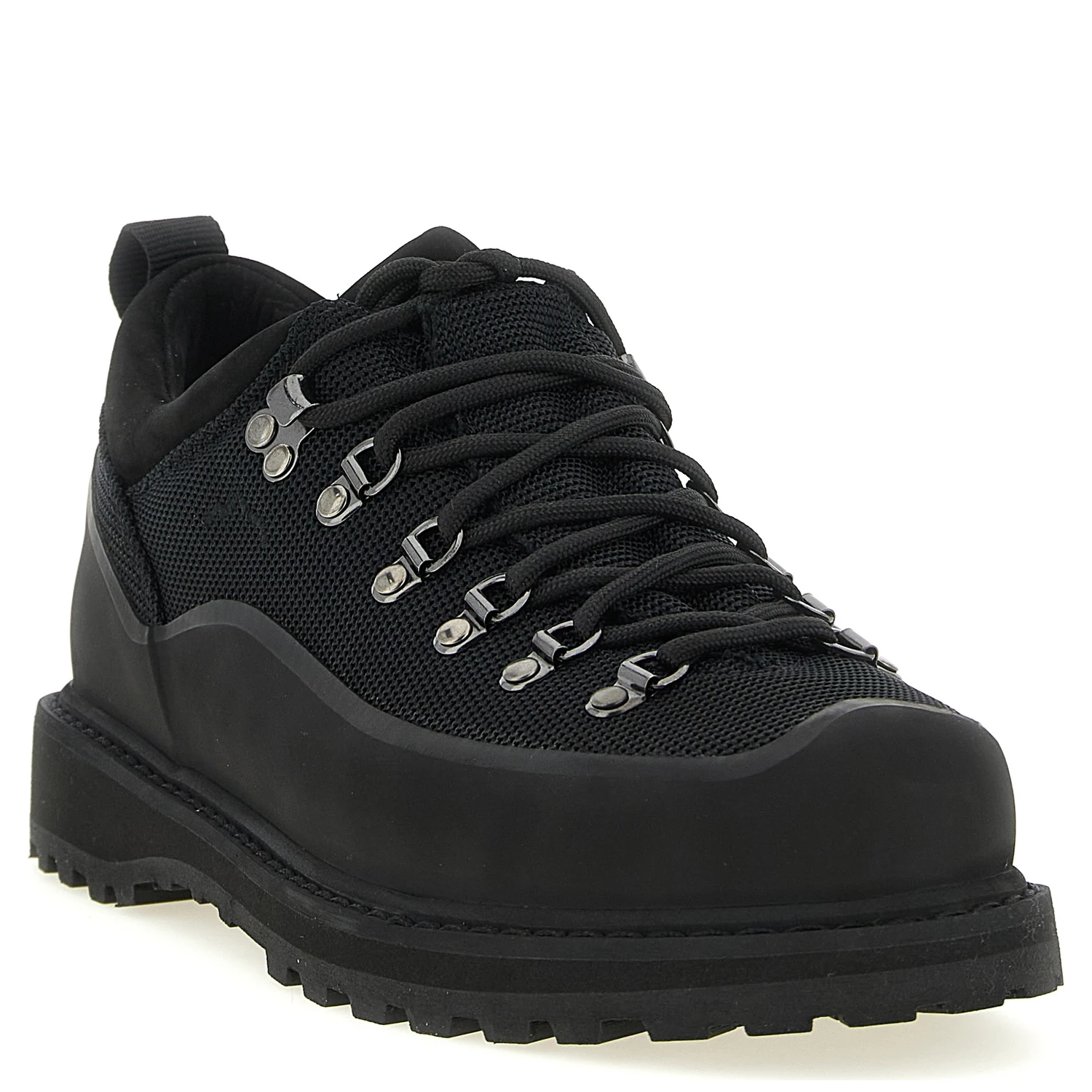 Black Polyamide Ankle Boots