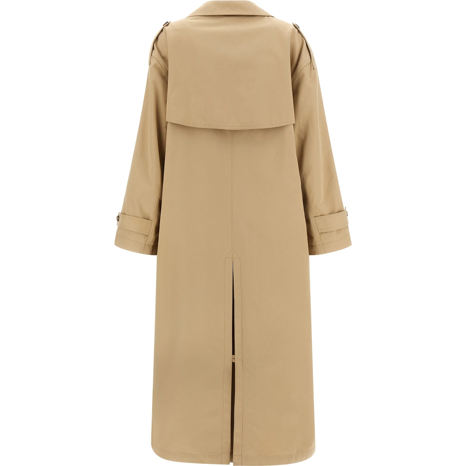 Beige Cotton Coat