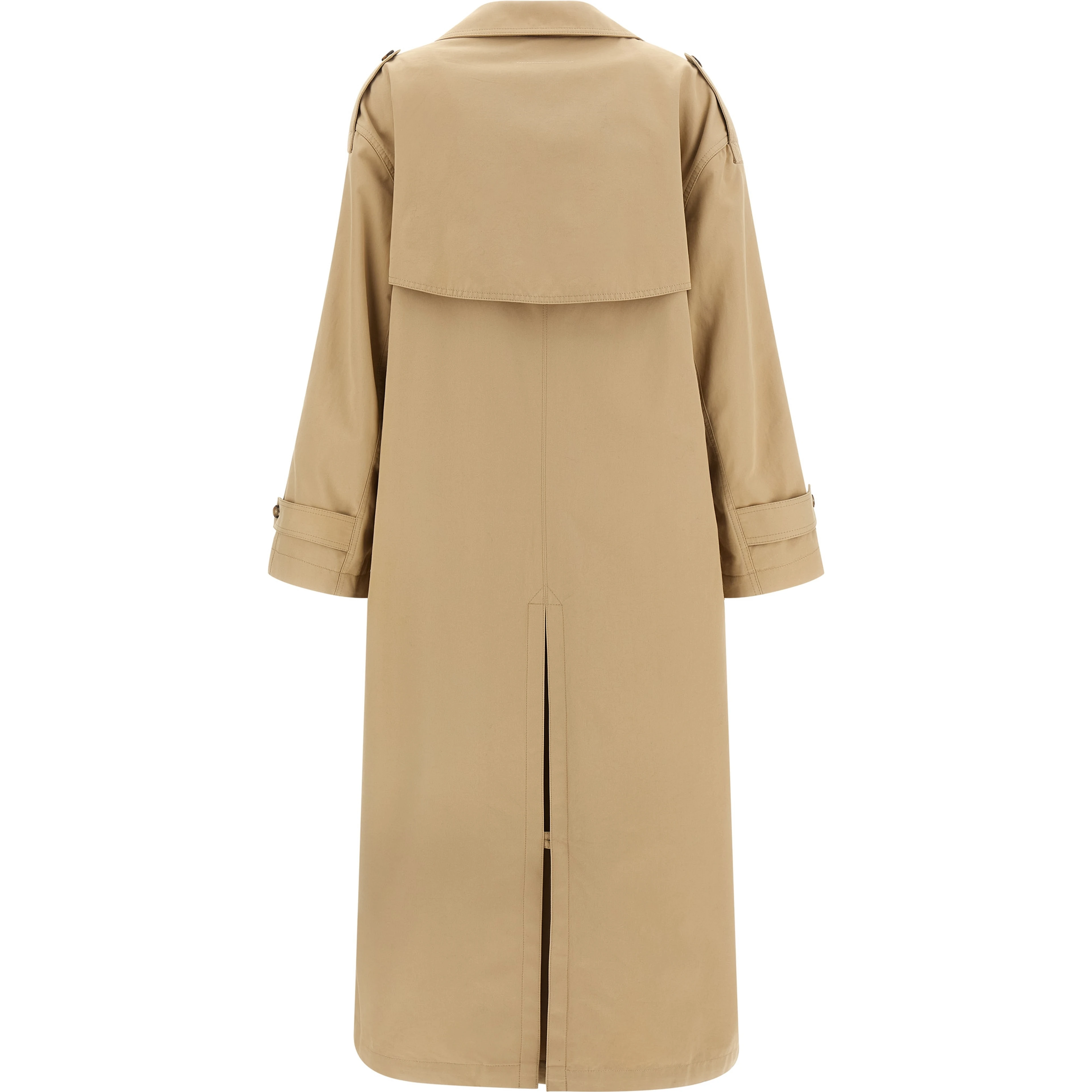 Beige Cotton Coat