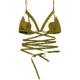 Bicolor Silk Bra