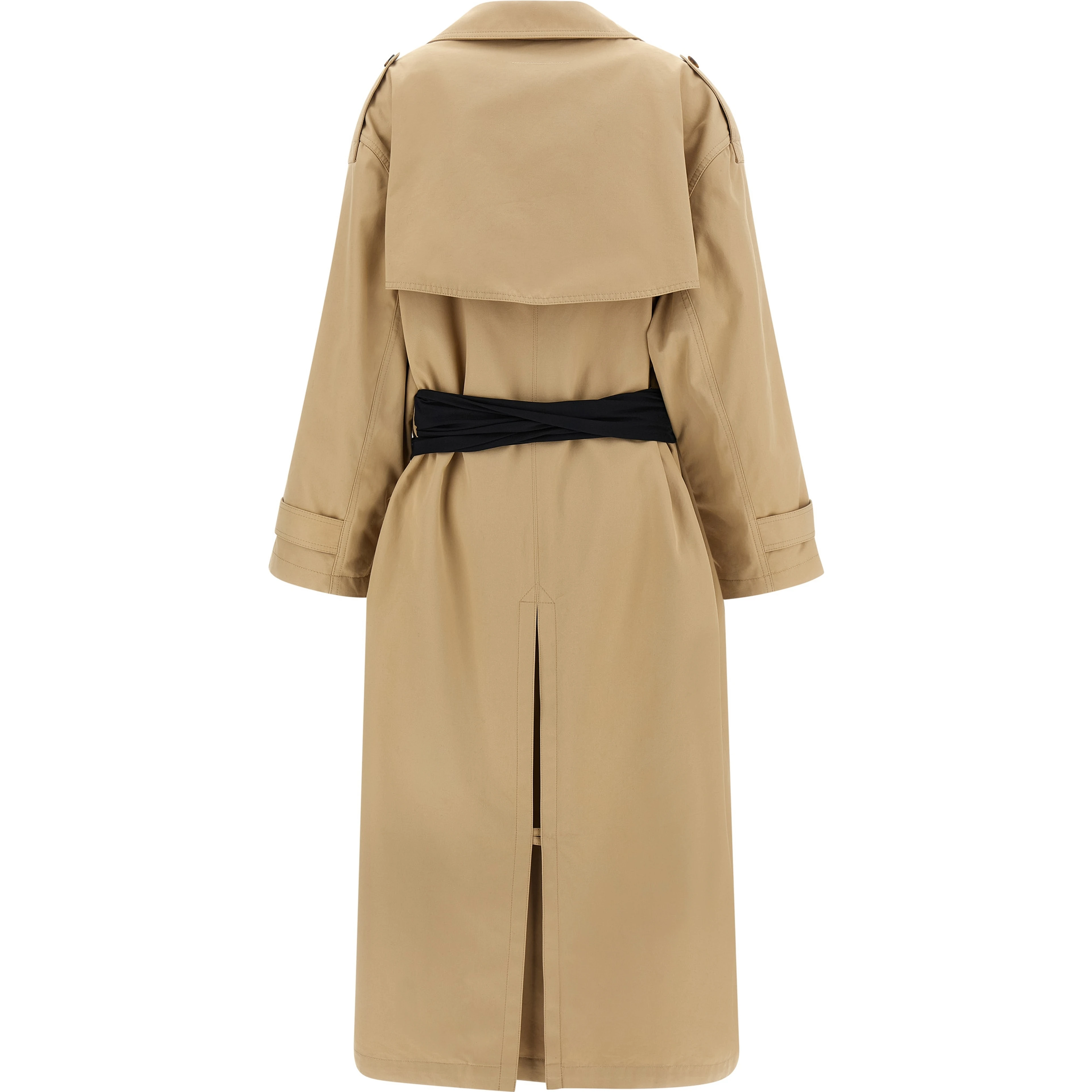 Beige Cotton Coat