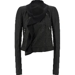 Black Lamb Leather Leather Jacket