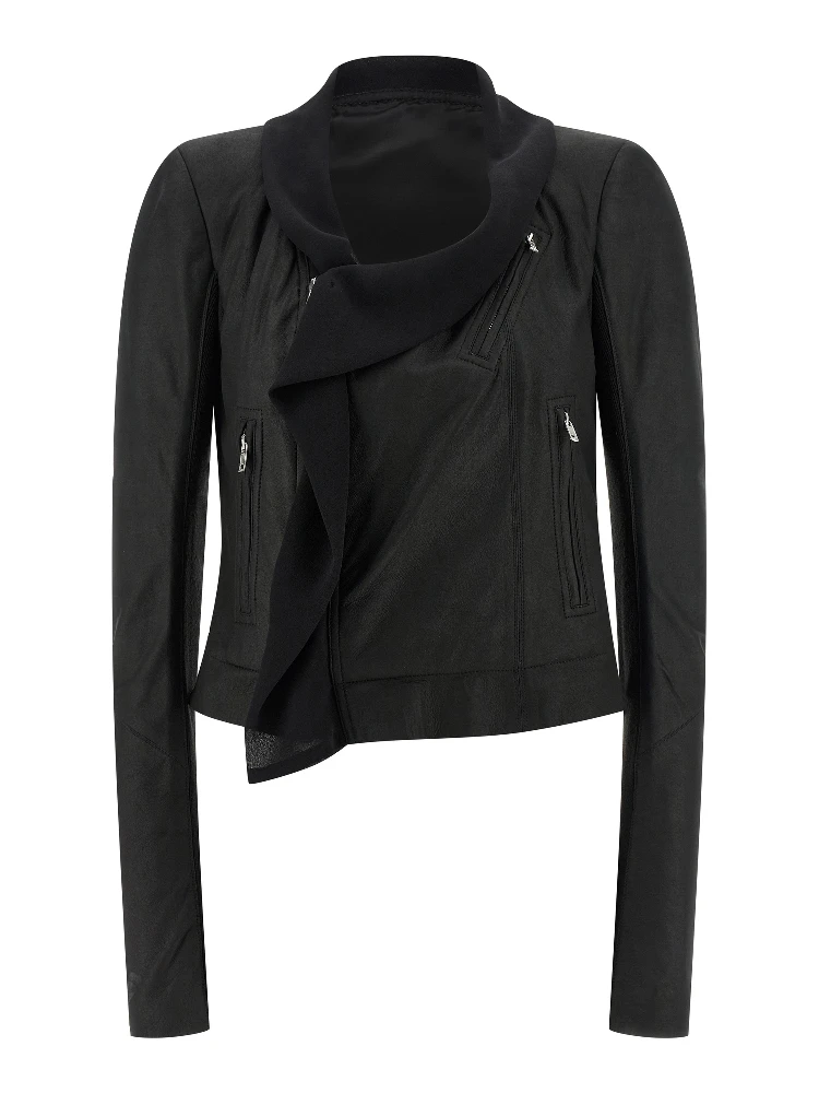 Black Lamb Leather Leather Jacket