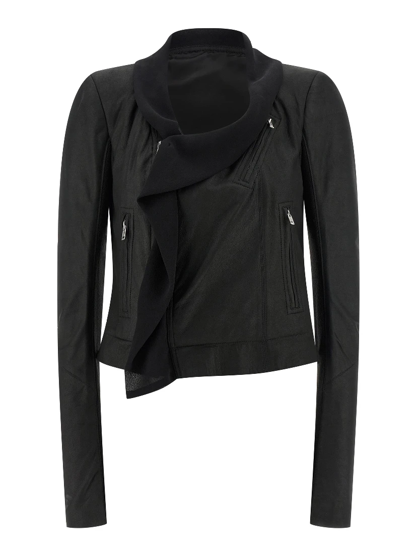 Black Lamb Leather Leather Jacket