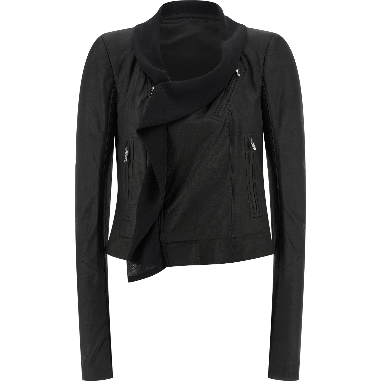 Black Lamb Leather Leather Jacket