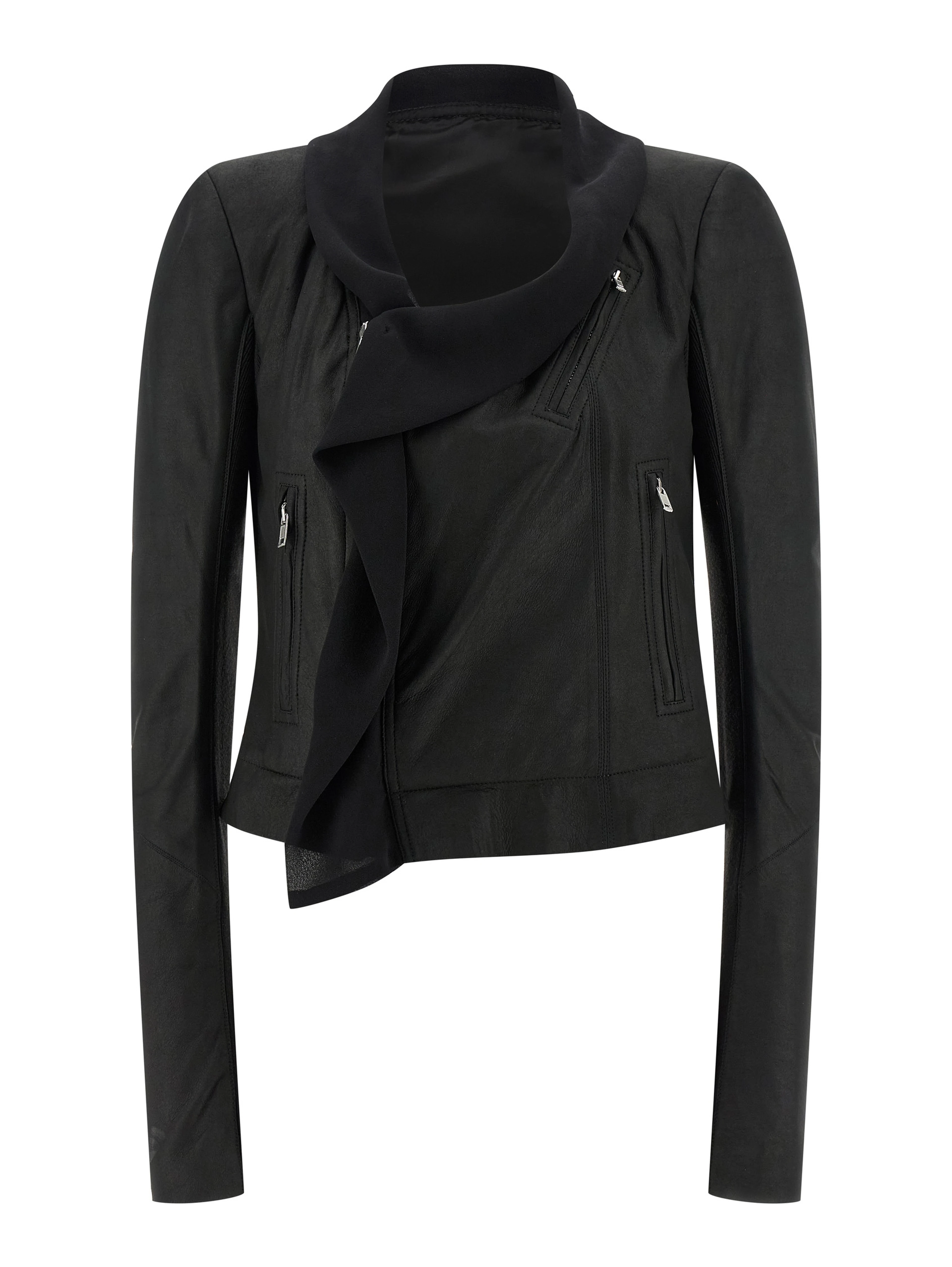 Black Lamb Leather Leather Jacket