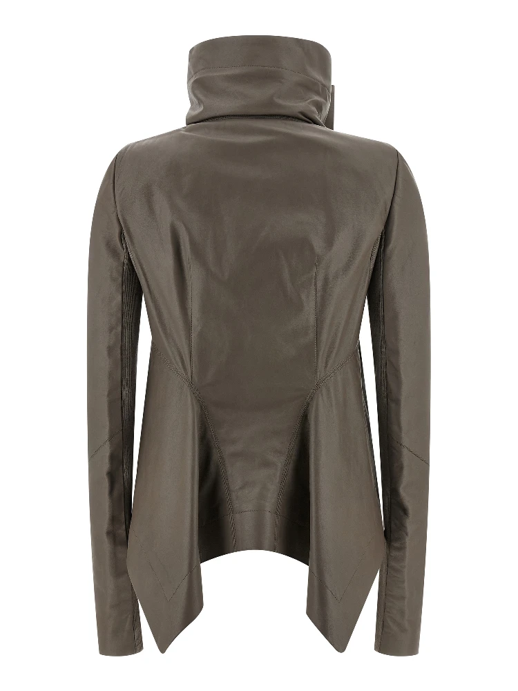Gray Lamb Leather Leather Jacket alternative