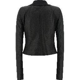 Black Lamb Leather Leather Jacket