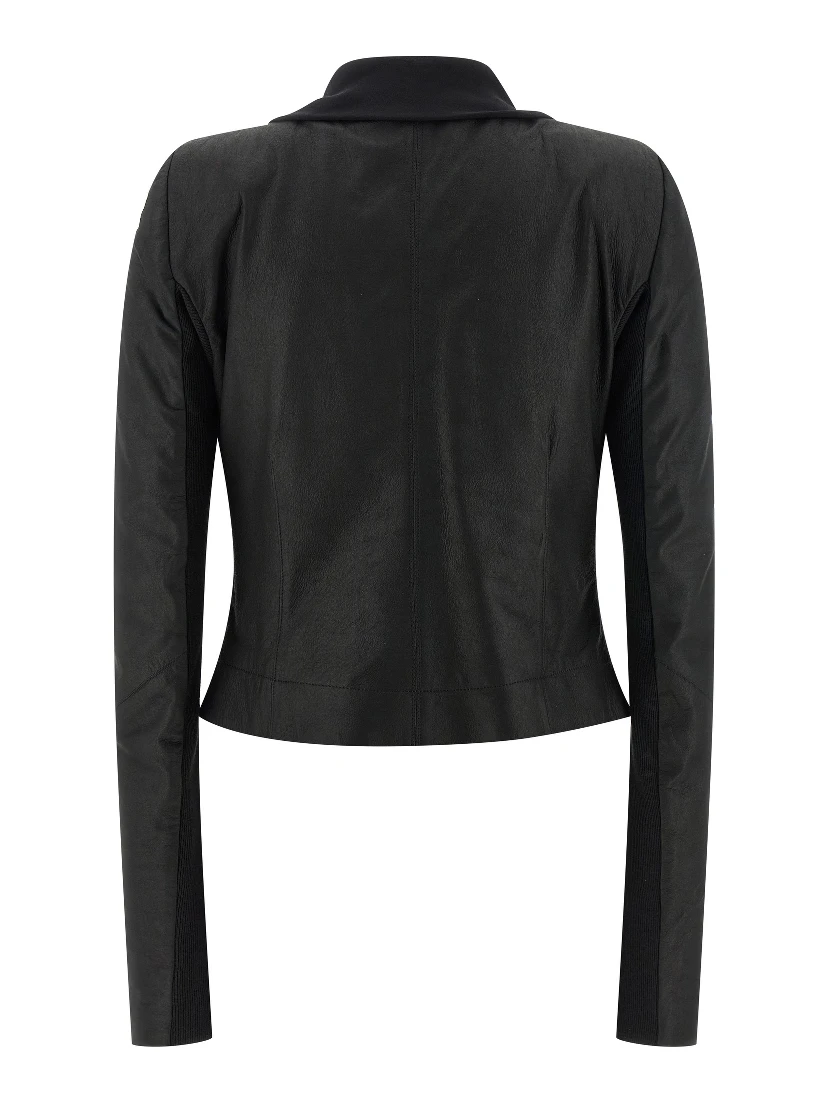 Black Lamb Leather Leather Jacket