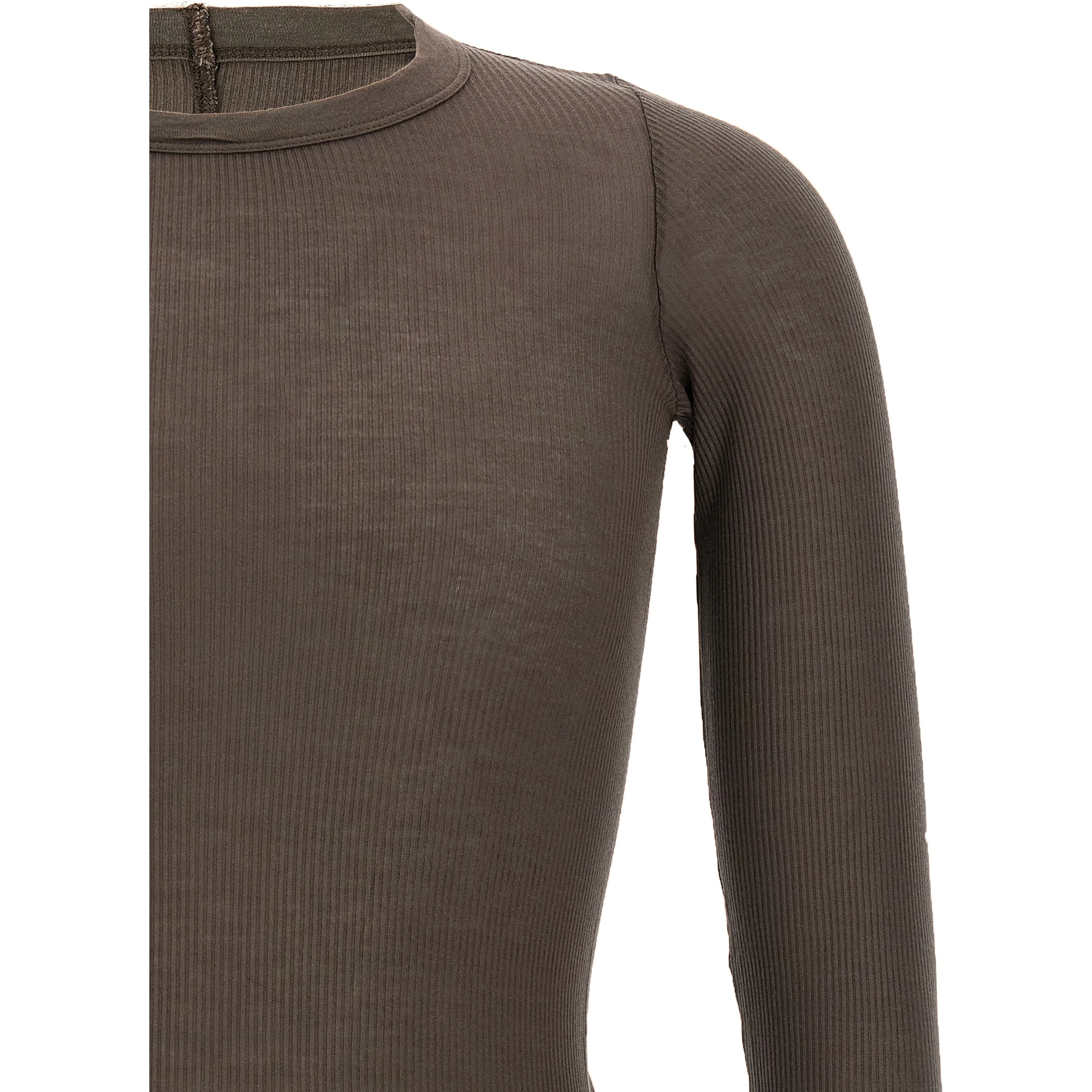 Gray Viscose T-Shirt