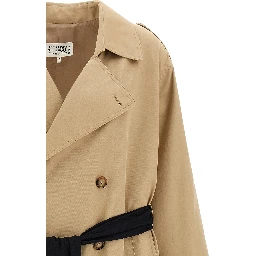 Beige Cotton Coat