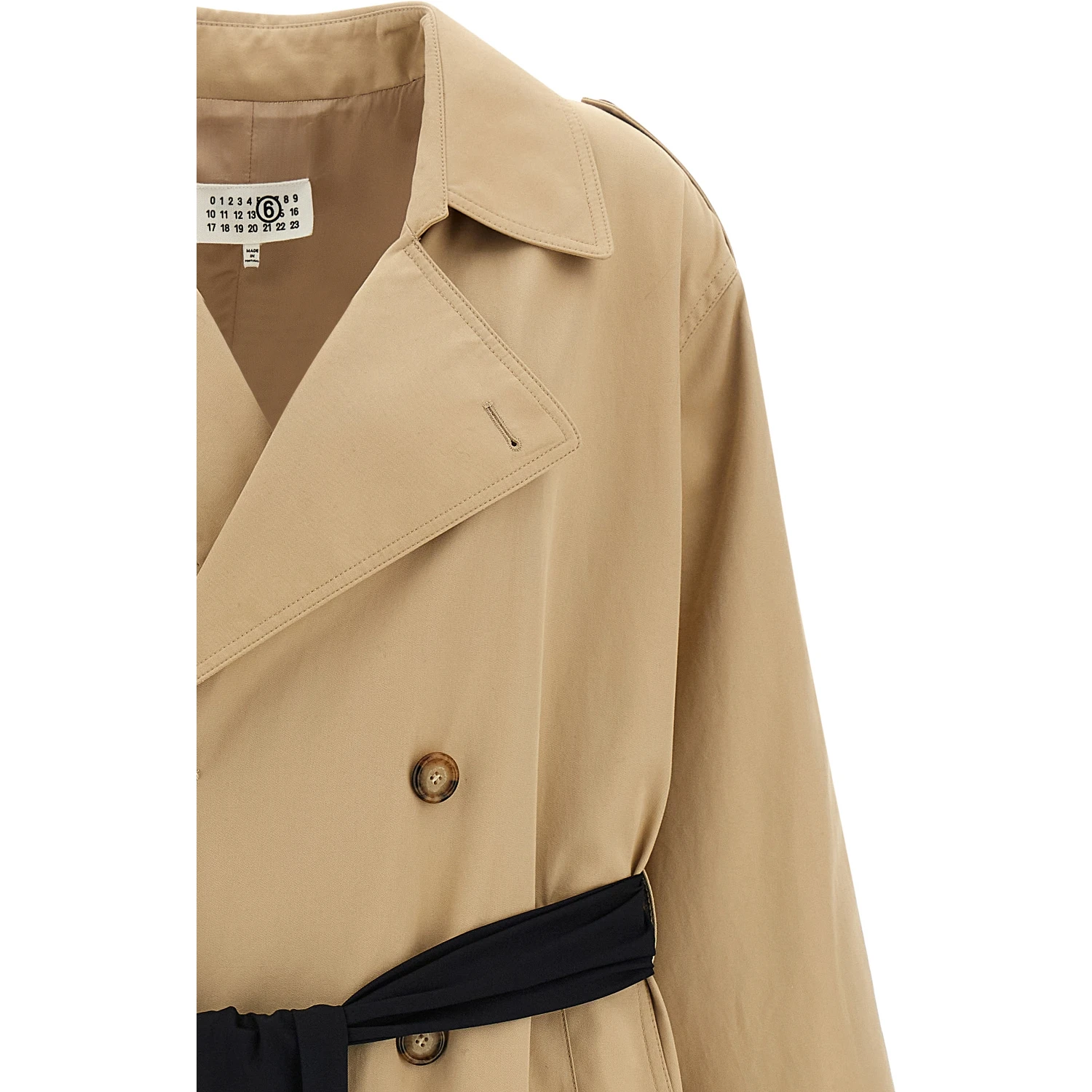 Beige Cotton Coat