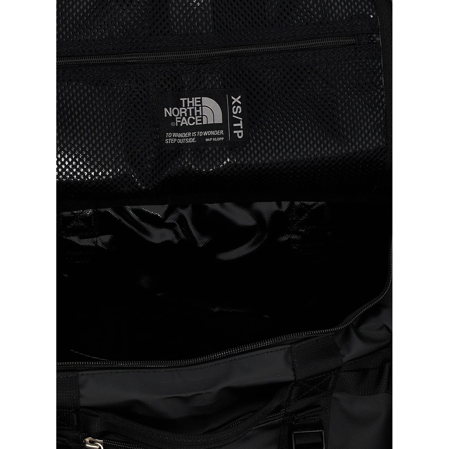 Black Recycled Polyester Backpack